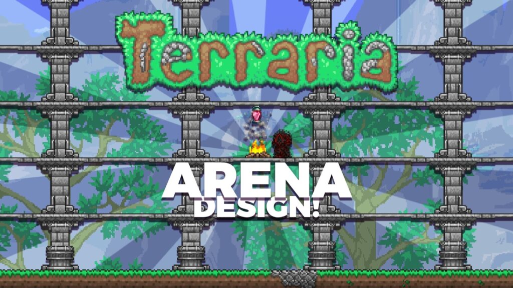 Using Tables to Build an Arena! | Terraria Designing!