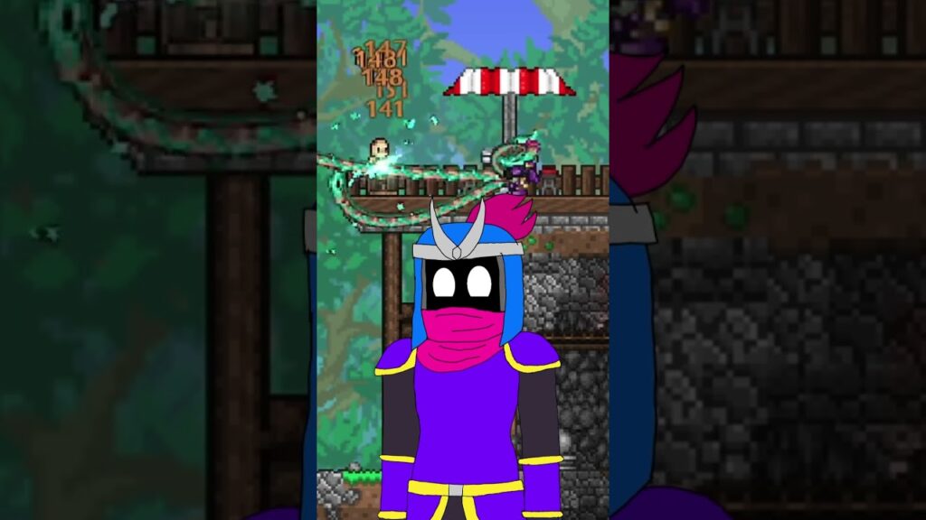 A coisa mais resistente do terraria! #fy #terraria #shorts #memes