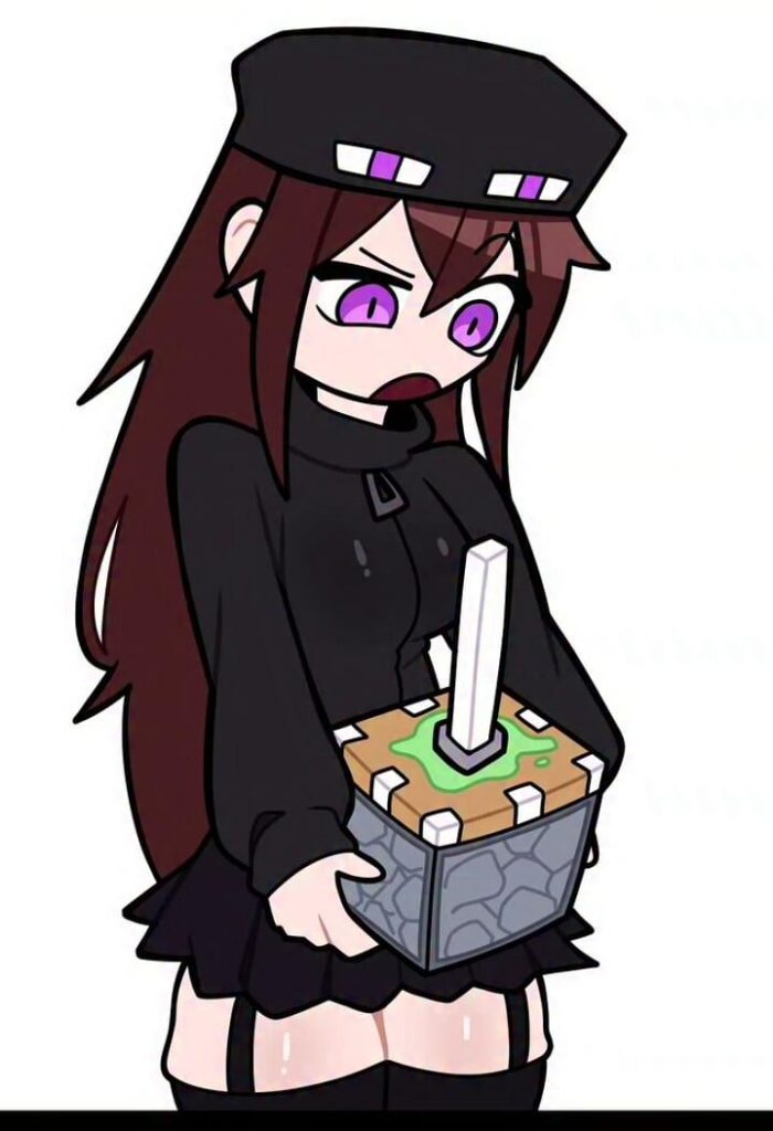 POV: You finally craft the girlfriend you've always wanted in Minecraft