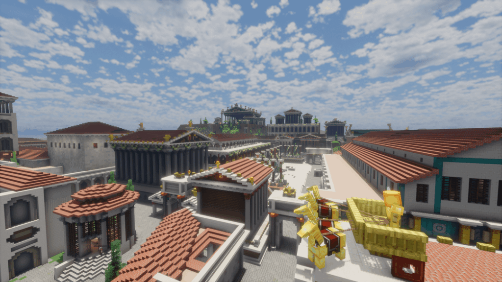 Ancient Rome in Minecraft