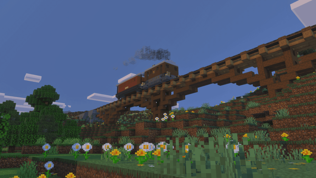 ...a little tram engine, Toby is his name