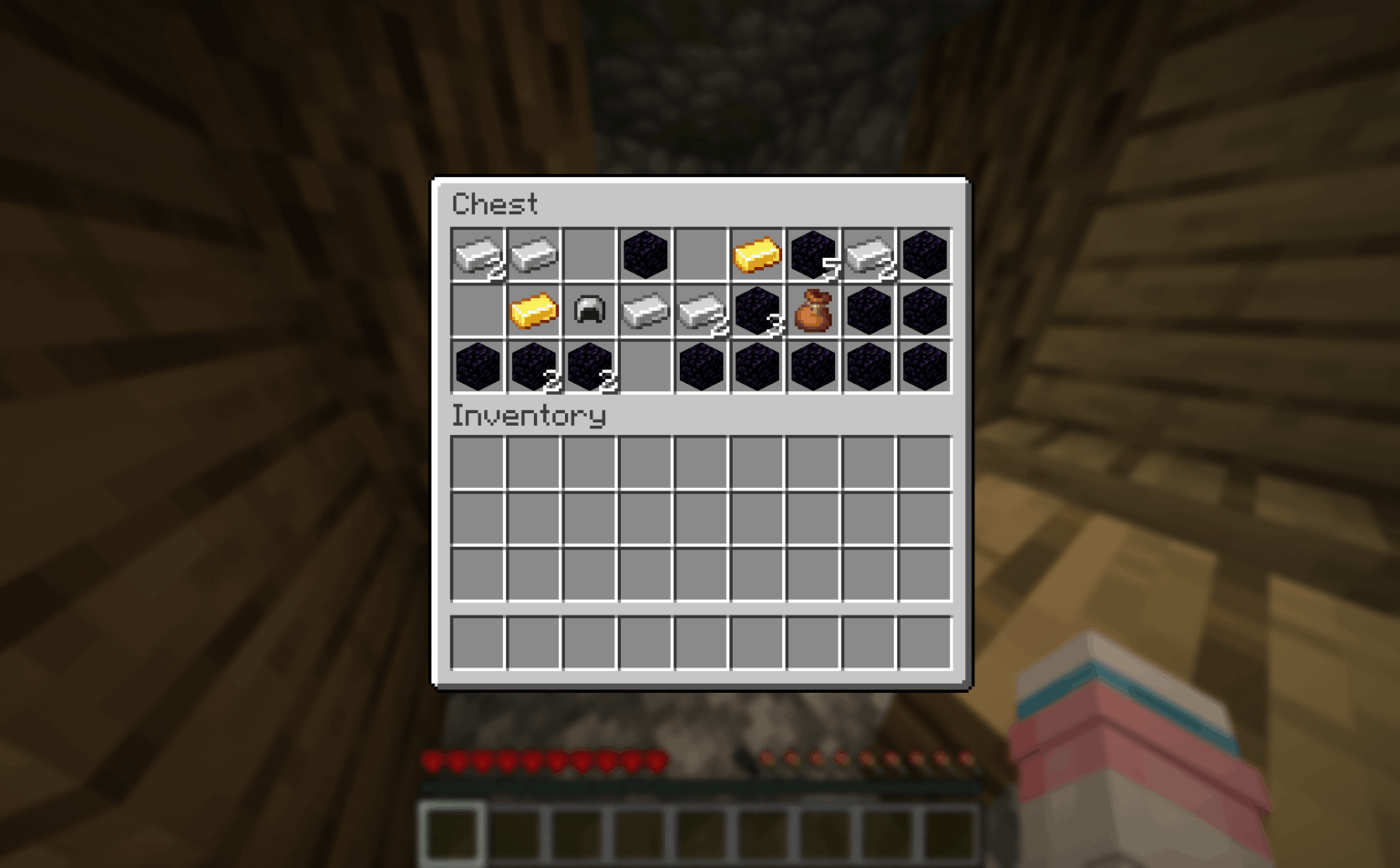 22 Obsidian blacksmith chest Seed:-7383345709795045746 cords:143 88 872