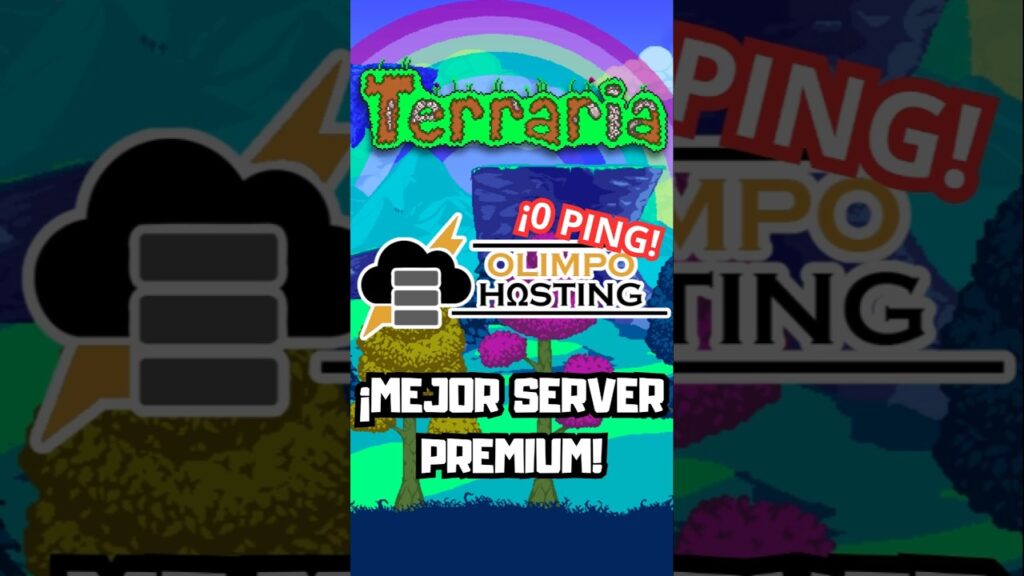 COMO crear UN SERVIDOR en TERRARIA 🌳con OLIMPO HOSTING☁️ #terraria #gaming #calamitymod