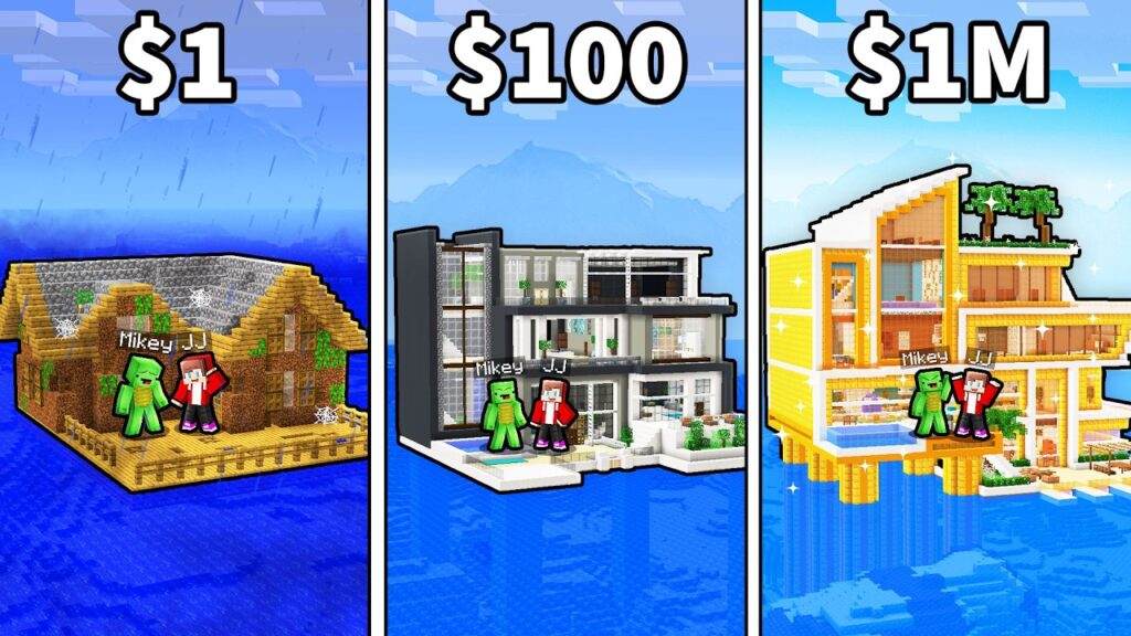 JJ and Mikey: From POOR To RICH Water House in Minecraft – Maizen JJ and Mikey: From POOR To RICH Water House in Minecraft - Maizen
