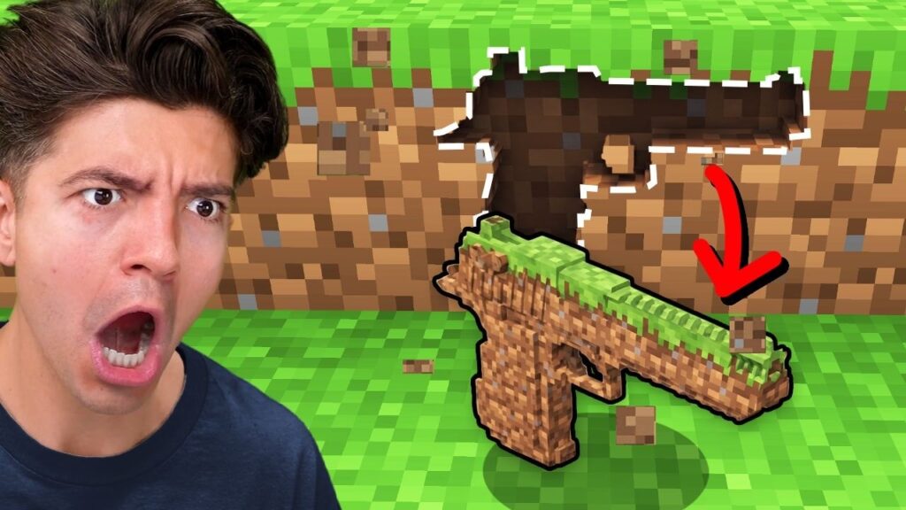 Can I Make GUNS From EVERY BLOCK In Minecraft! Can I Make GUNS From EVERY BLOCK In Minecraft!