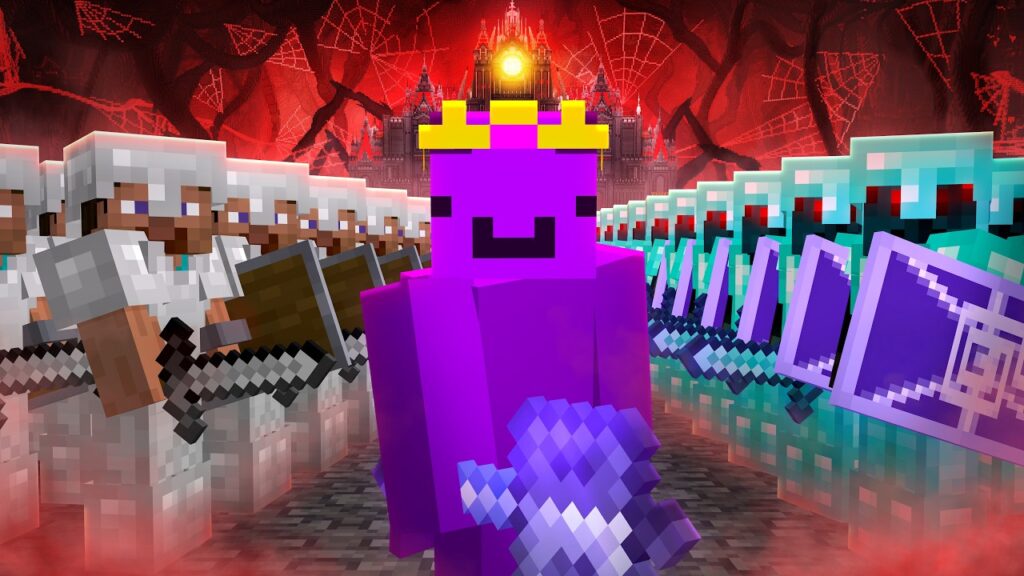 1000 Players Simulate THE PURGE in Minecraft