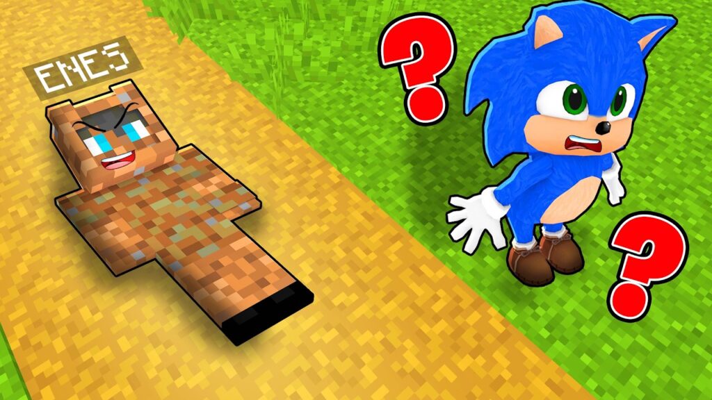 ENES VE BEBEK SONİC KAMUFLAJLI SAKLAMBAÇ OYNADI 😱 Minecraft ENES VE BEBEK SONİC KAMUFLAJLI SAKLAMBAÇ OYNADI 😱 Minecraft