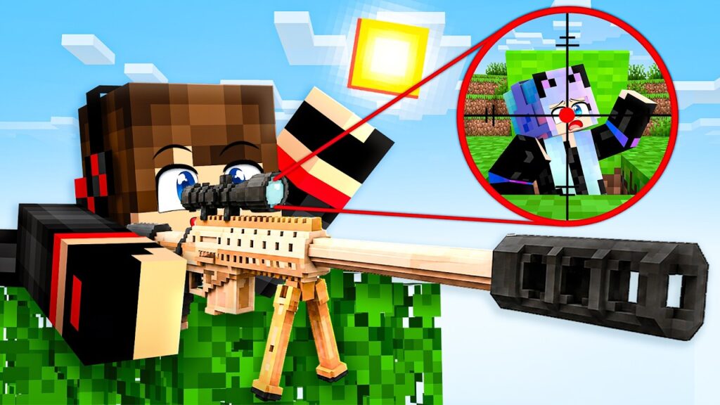I CHEATED with WEAPONS in Minecraft HIDE AND SEEK!