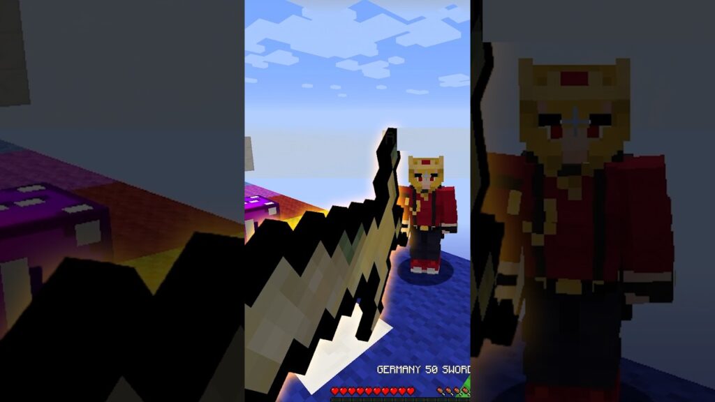 DAS ONESHOT SCHWERT! Luckyblock Battle mit @tordishorts   #minecraft #gaming #shorts