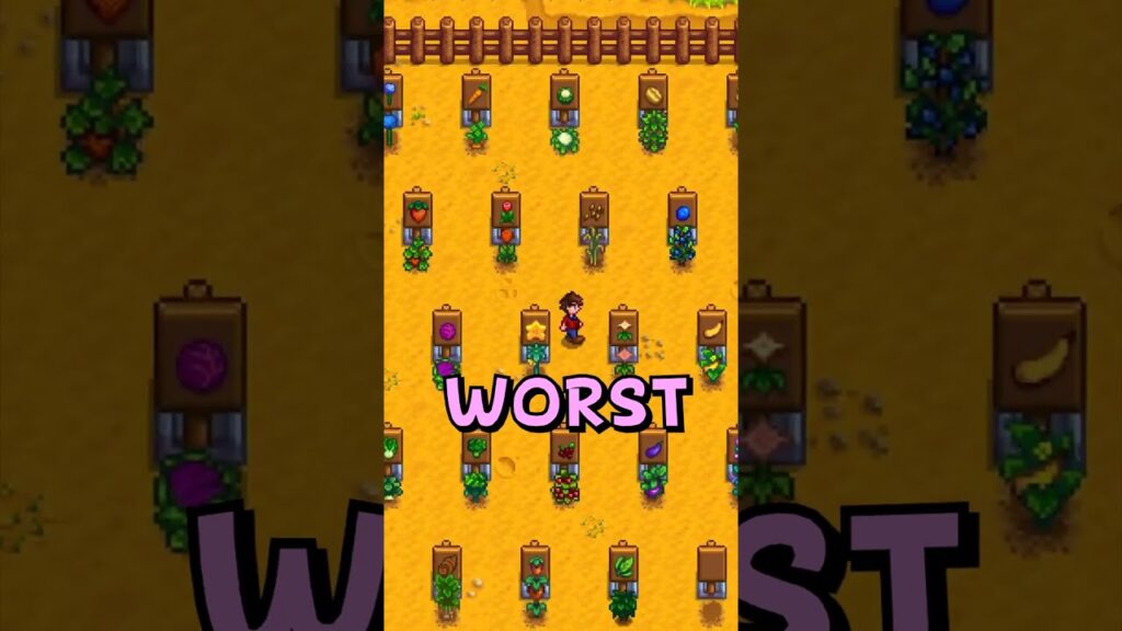 The WORST Crops in Stardew Valley