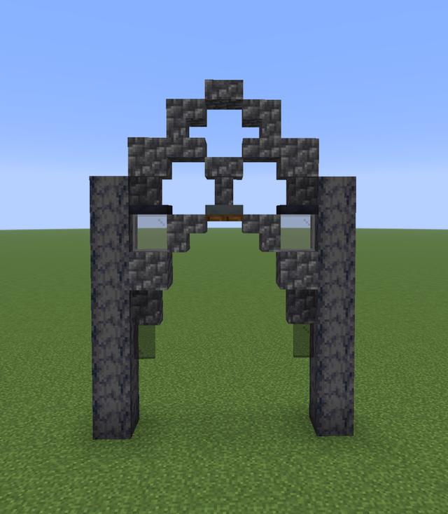 Gothic archway and pillar designs using the new cushions (by me)