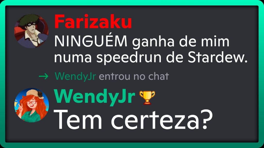 Me desafiaram numa Speedrun de Stardew Valley… mas sou a top1 BR. Me desafiaram numa Speedrun de Stardew Valley... mas sou a top1 BR.