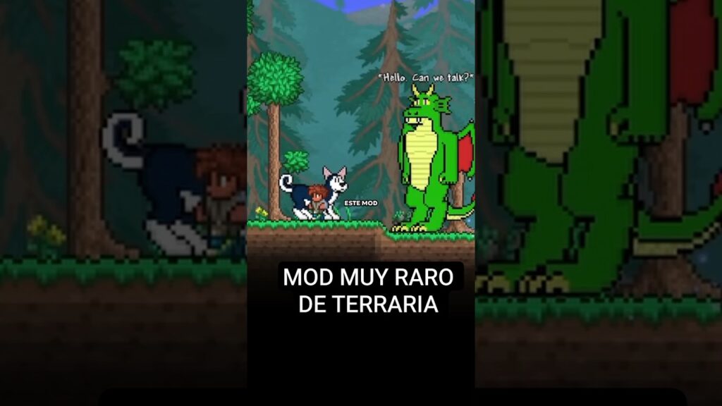 MOD MUY RARO DE TERRARIA #terraria #terrariamobile #gaming #juegos #dia