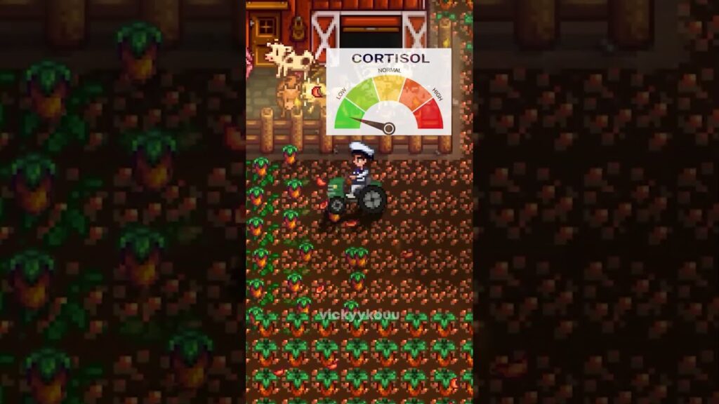 High Cortisol Gameplay VS Low Cortisol Gameplay | Stardew Valley