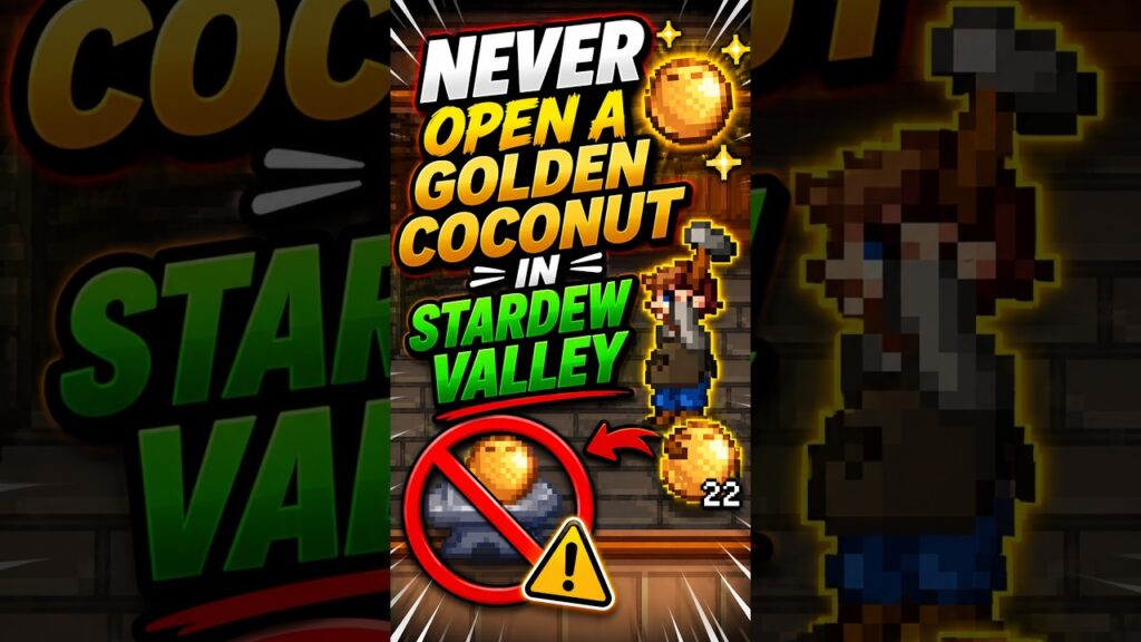 Never Open Golden Coconuts In Stardew Valley. Never Open Golden Coconuts In Stardew Valley.