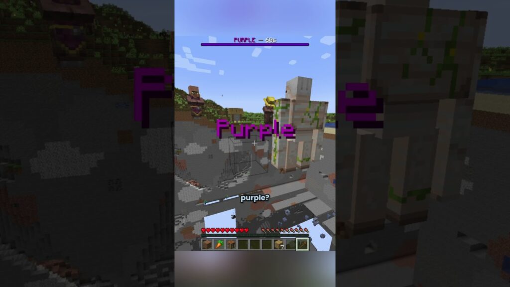 i can only see ONE COLOR  #minecraft #minecraftshorts #shorts