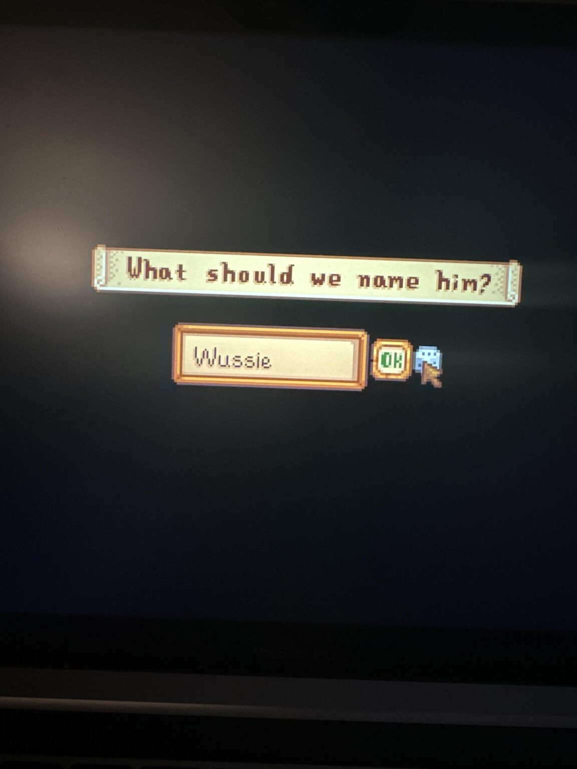 Randomize button for naming my son…