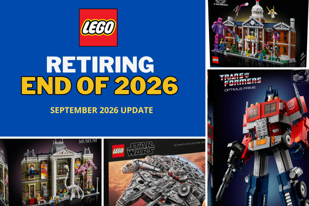 LEGO Retiring Soon September 2026 update: hundreds of sets added to chopping block