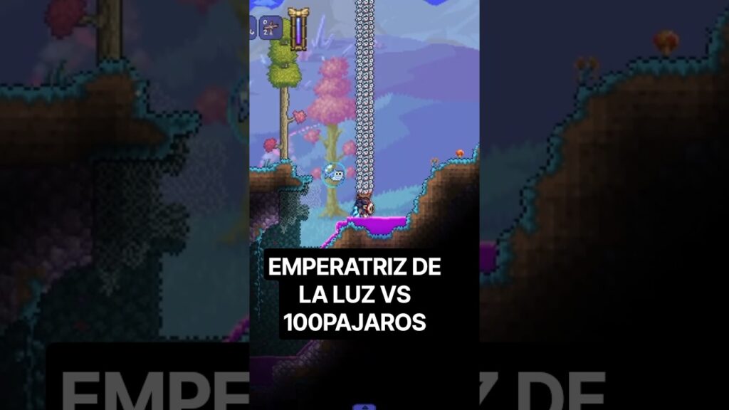 EMPERATRIZ DE LA LUZ VS 1 PAJARO #terraria #terrariamobile #gaming #juegos #dia