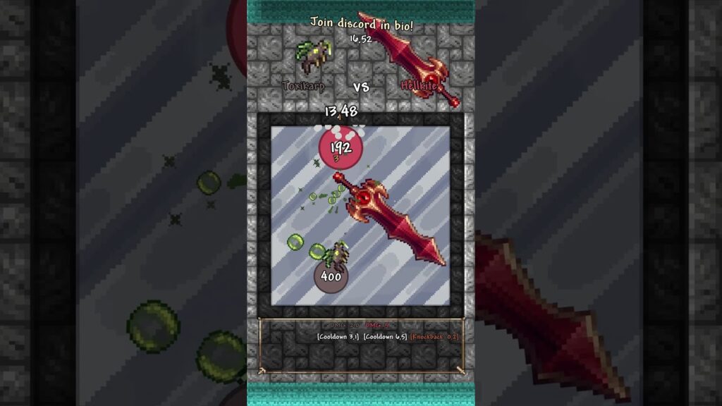 Toxikarp VS Hellkite #simulation #satisfying #shorts #terrariasimulations