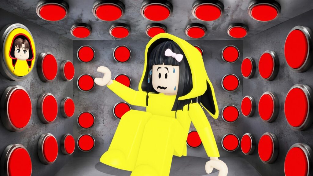 Yuta, Mio Dan baby Celine Kejebak Diruangan Penuh Tombol Ajaib || ROBLOX
