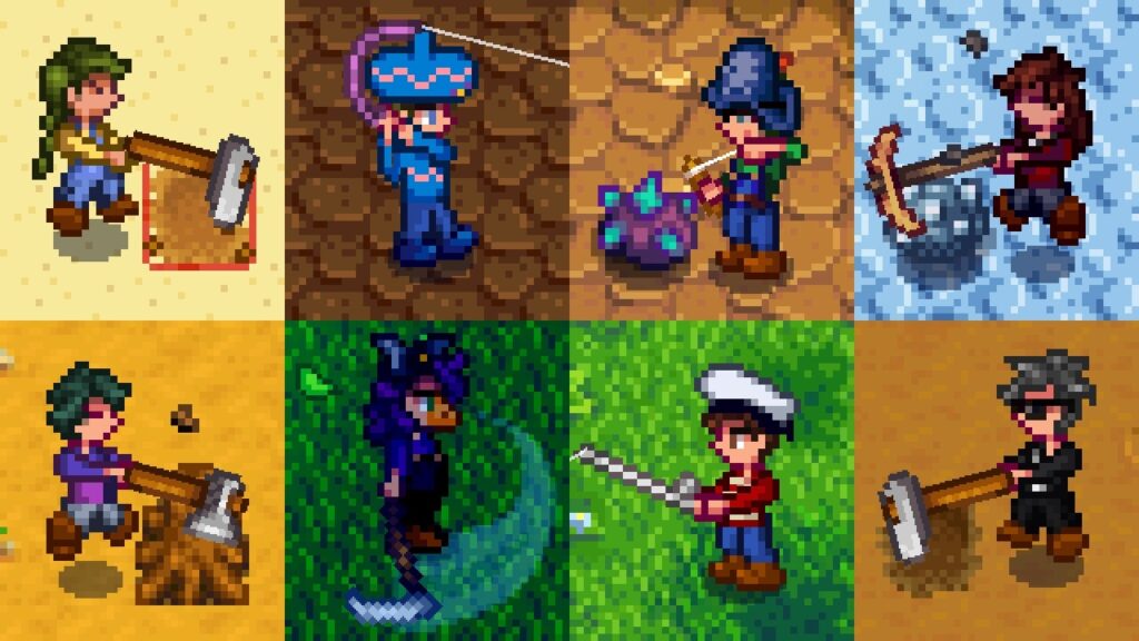 How Much Gold Can 8 PLAYERS Make In Spring? | Stardew Valley LIVE |