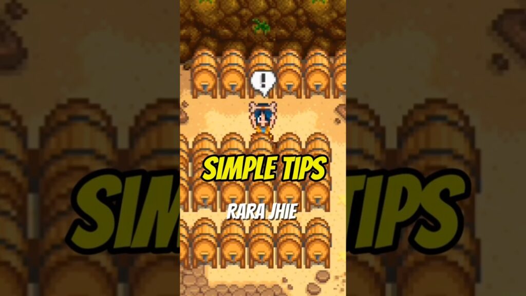 3 Simple and Useful Tips in Stardew Valley #stardewvalley #shorts #games