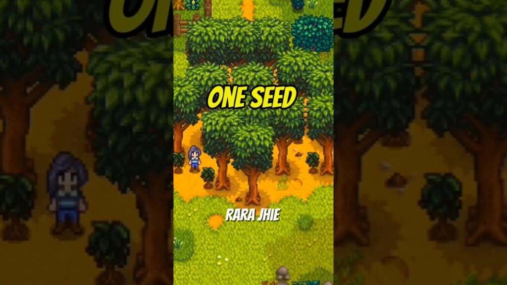 One Mahogany Seed Became Many Mahogany Trees in Stardew Valley #stardewvalley #shorts #games