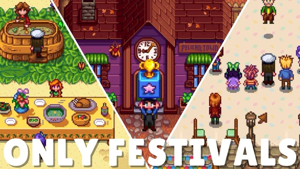 I Beat Stardew Valley with ONLY Festivals