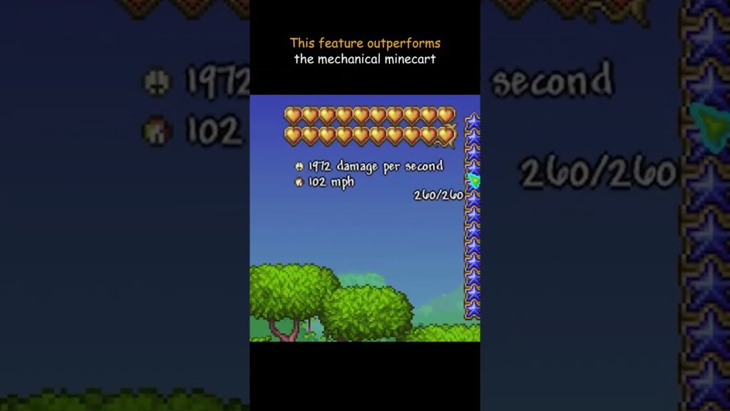 This feature outperforms the mechanical minecart
