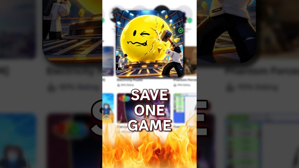WHICH ROBLOX GAME WILL YOU SAVE??? WHICH ROBLOX GAME WILL YOU SAVE???