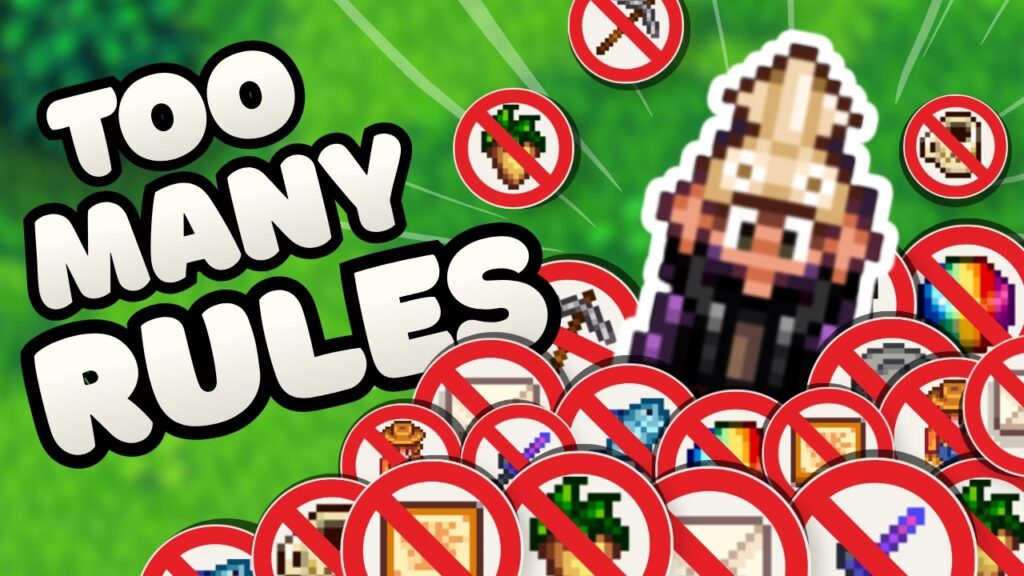 Stardew Valley, But There Are WAY Too Many Rules Stardew Valley, But There Are WAY Too Many Rules