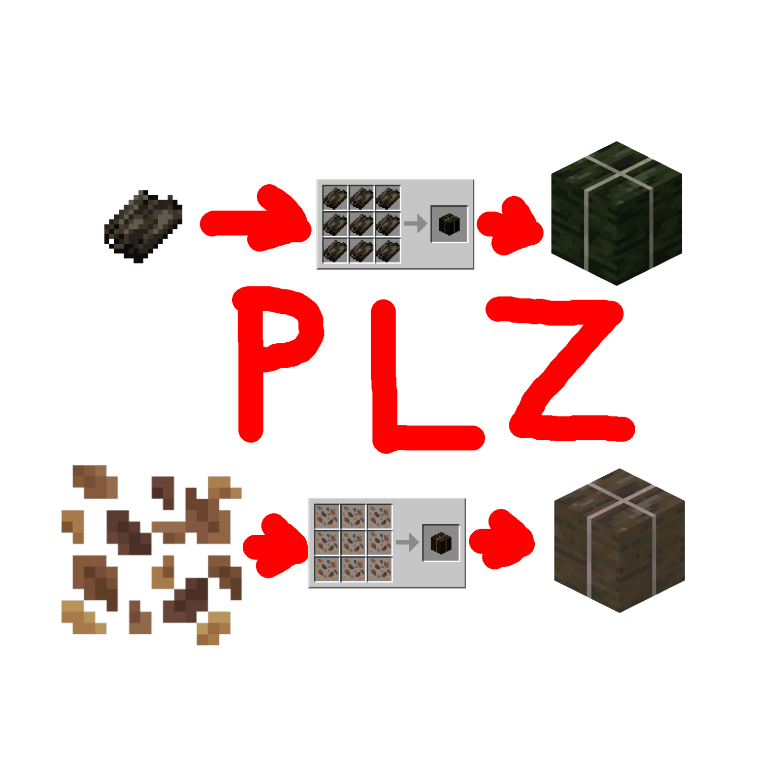Leaf litter is clogging inventory Mojang. It can be 4x4 too so you can combine it in inventory.