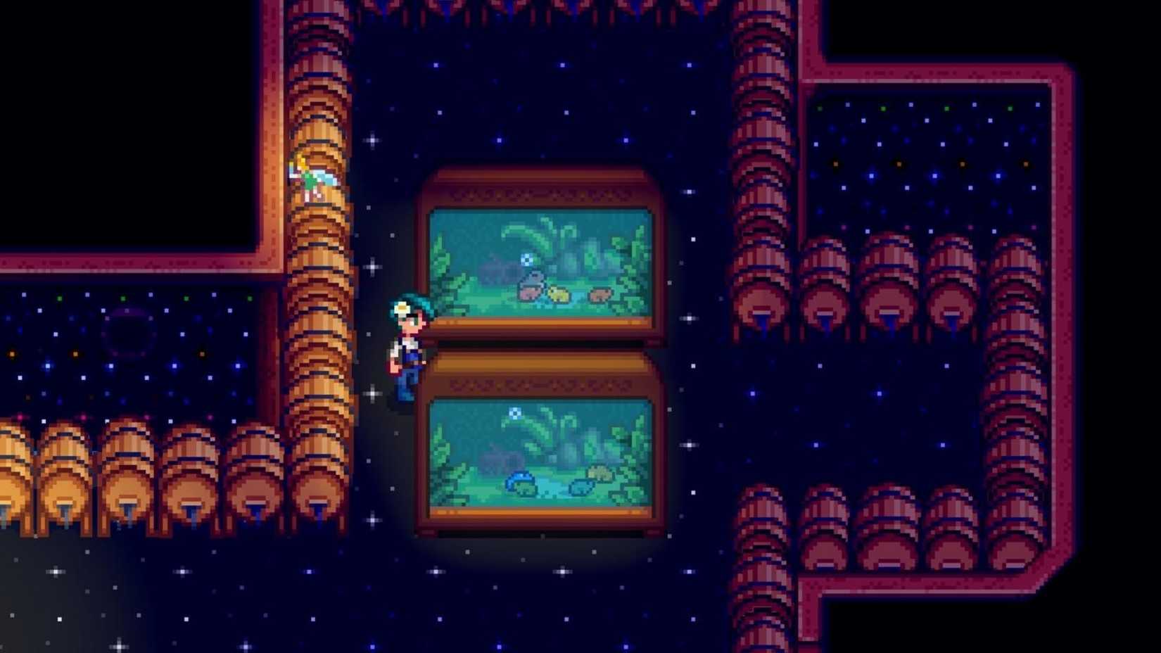 Stardew Valley Frog In Fish Tank